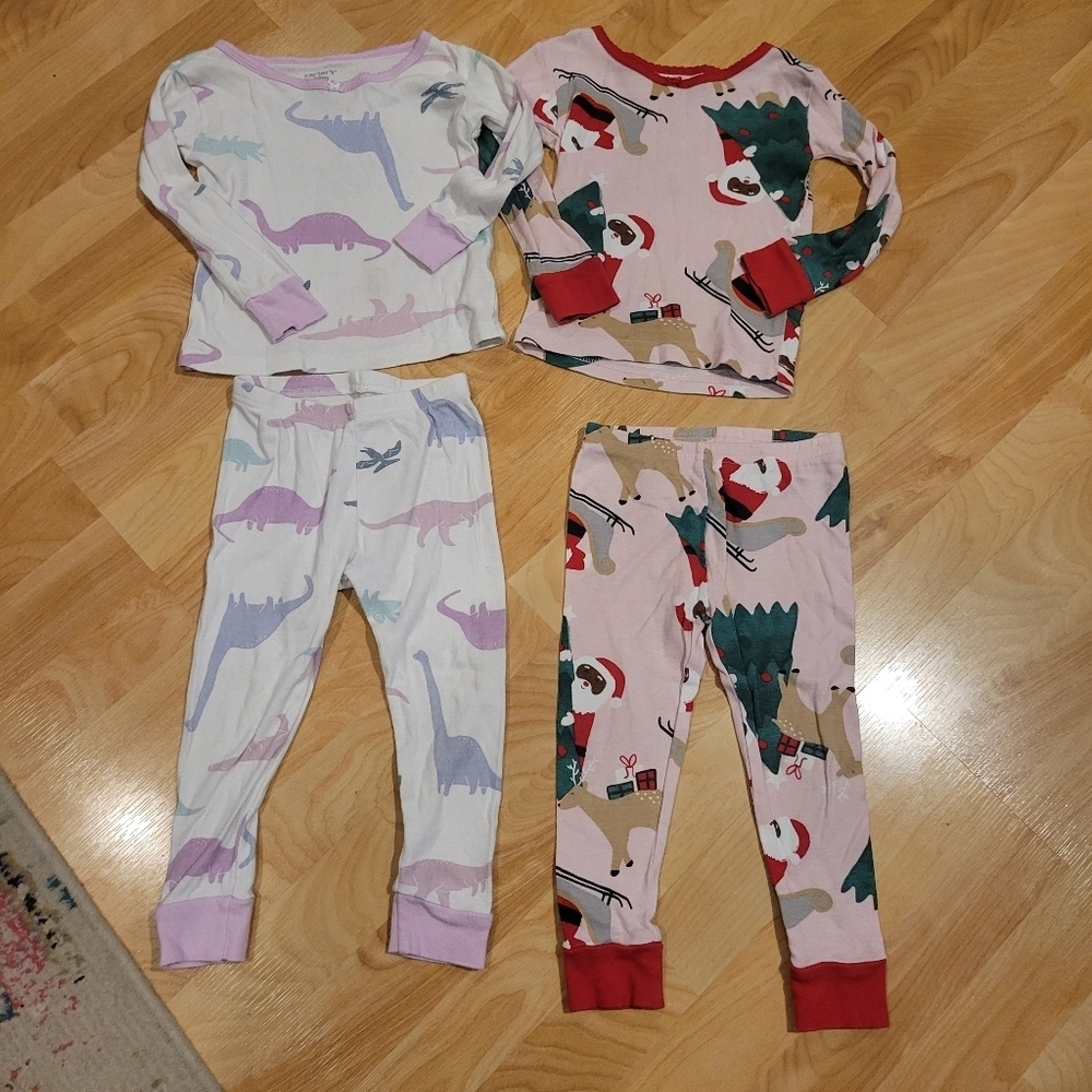 Carter's Two Piece Pajama Set Bundle Size 24 Months